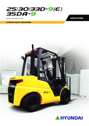 Diesel Forklifts Hyundai 25D-9E