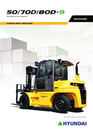 Diesel Forklifts Hyundai 50D-9