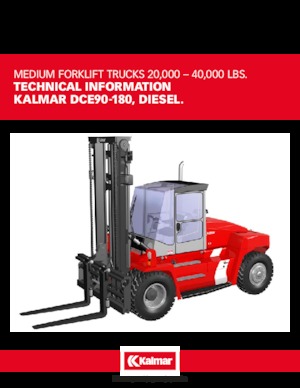 Diesel Forklifts Kalmar DCE 150-12