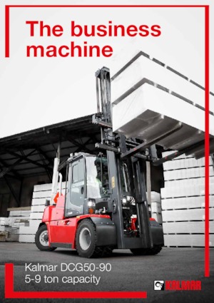 Ön forkliftler dizel Kalmar DCG90-6