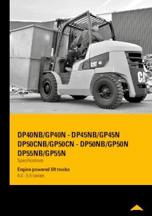 Diesel Forklifts Caterpillar DP40NB