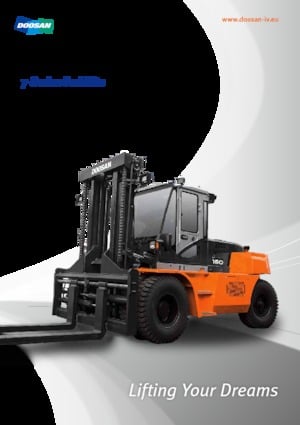 Rough terrain forkliftler Doosan DV180S-7