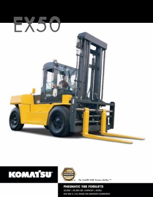 Ön forkliftler dizel Komatsu FD100-8