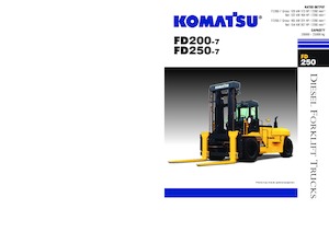 Ön forkliftler dizel Komatsu FD250-7