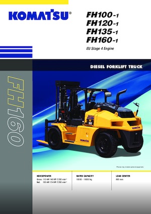 Ön forkliftler dizel Komatsu FH120-1