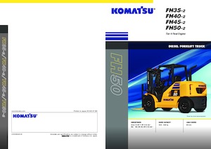 Ön forkliftler dizel Komatsu FH45-2