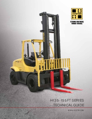 Diesel Forklifts Hyster H135FT