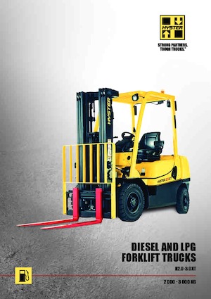 Diesel Forklifts Hyster H2.0XT