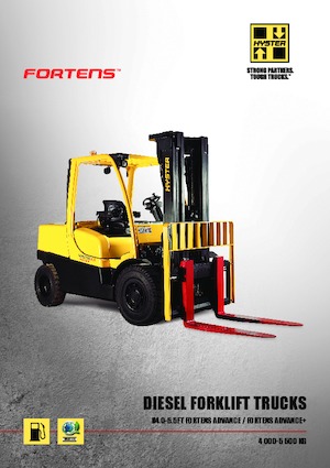 Ön forkliftler dizel Hyster H 4.50 FT 6