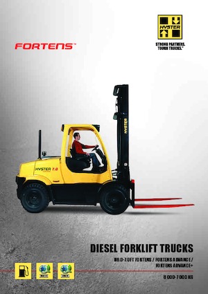 Ön forkliftler dizel Hyster H7.0FT