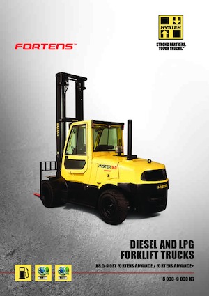 Diesel Forklifts Hyster H8.0FT 6