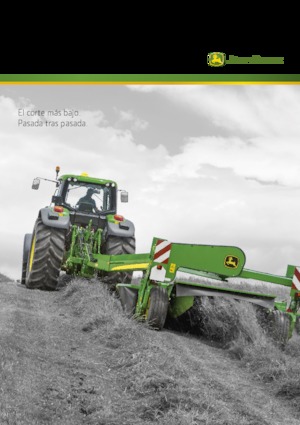 Klima ile birlikte cepheden monte biçme makinesi diski John Deere F350R