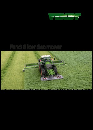 Front-mounted mowers - disc with conditioner Fendt Slicer 310 FQ KC