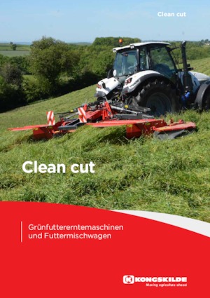 Arka çim biçme makinesi diski, klima olmadan Kongskilde SMF 3005