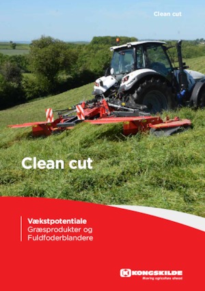 Arka çim biçme makinesi diski, klima olmadan Kongskilde SMF 3005