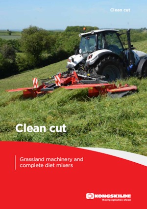 Arka çim biçme makinesi diski, klima olmadan Kongskilde SMF 3005