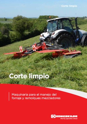 Arka çim biçme makinesi diski, klima olmadan Kongskilde SMF 3005