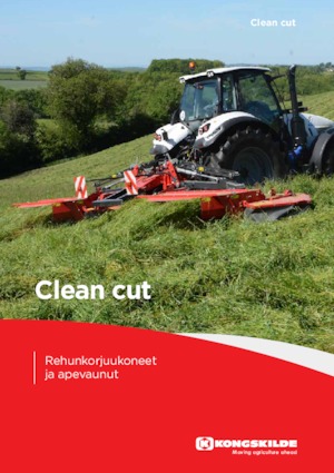 Arka çim biçme makinesi diski, klima olmadan Kongskilde SMF 3005