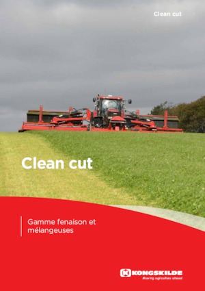 Arka çim biçme makinesi diski, klima olmadan Kongskilde SMF 3005