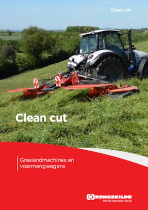 Arka çim biçme makinesi diski, klima olmadan Kongskilde SMF 3005