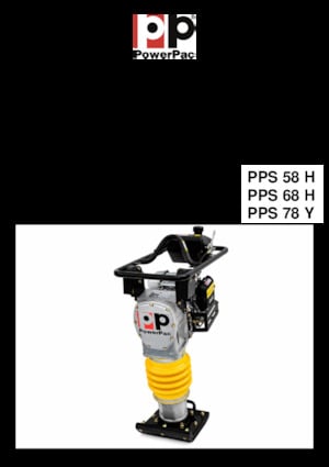 Gasoline and Diesel Rammers PowerPac PPS 68 H
