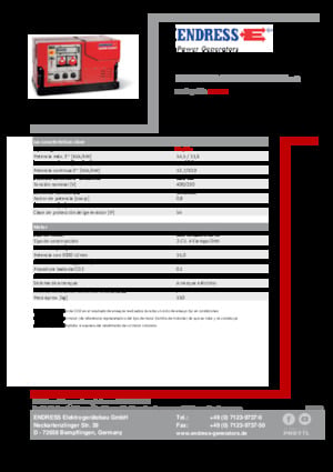 Gasoline Power Generators Endress ESE 1408 DBG ES ISO Duplex Silent