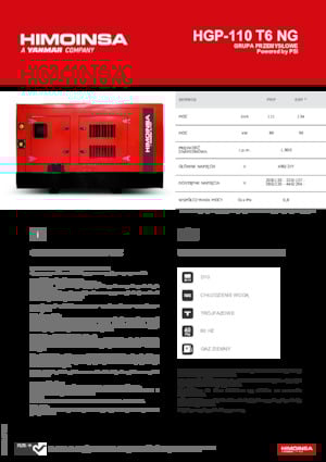 Benzinli Jeneratörler HIMOINSA HGP-110 T6 NG