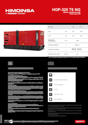 Benzinli Jeneratörler HIMOINSA HGP-320 T6 NG