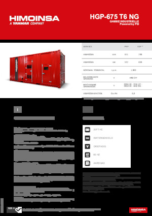 Gasoline Power Generators HIMOINSA HGP-675 T6 NG