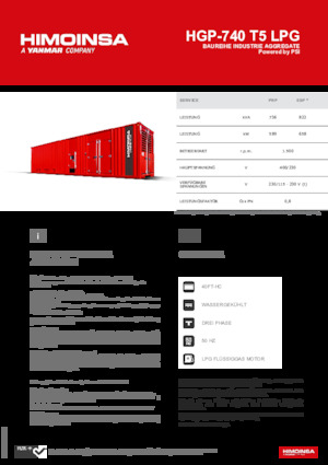 Benzinli Jeneratörler HIMOINSA HGP-740 T5 LPG