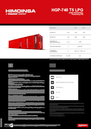 Benzinli Jeneratörler HIMOINSA HGP-740 T5 LPG