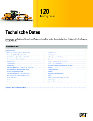 Graders Caterpillar 120