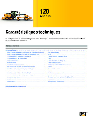 Graders Caterpillar 120