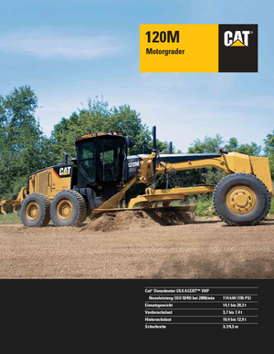 Greyderler Caterpillar 120M2