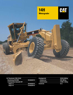 Graders Caterpillar 14H