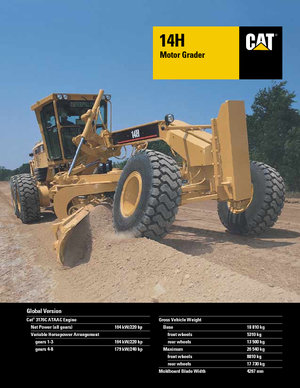 Graders Caterpillar 14H