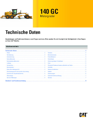 Graders Caterpillar 140 GC AWD