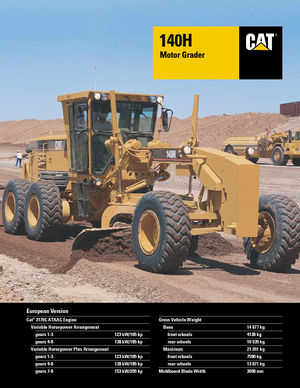Graders Caterpillar 140H