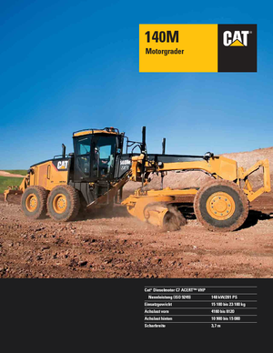Greyderler Caterpillar 140M