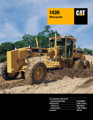 Graders Caterpillar 143H