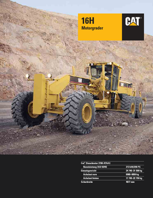 Graders Caterpillar 16H