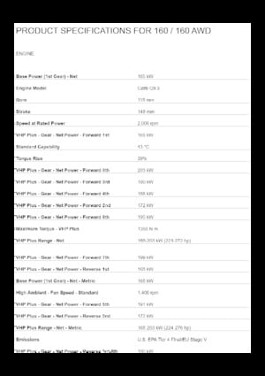 Graders Caterpillar 160