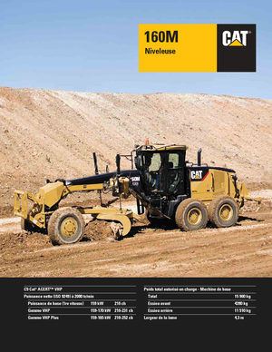 Greyderler Caterpillar 160M