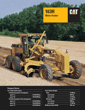 Graders Caterpillar 163H