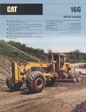 Graders Caterpillar 16G