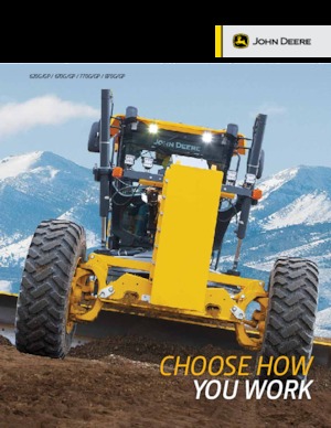 Greyderler John Deere Construction 770GP