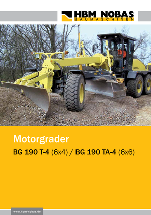 Graders HBM-NOBAS BG 190 TA-4