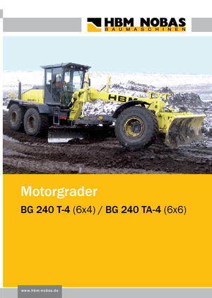 Graders HBM-NOBAS BG 240 TA-4