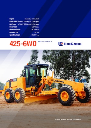 Graders Liugong 425II-6WD 