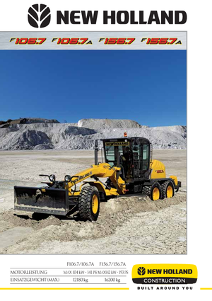 Greyderler New Holland F 106.7